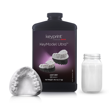 Resina KeyModel Ultra™ Light Grey- KeyPrint - 1 Kg