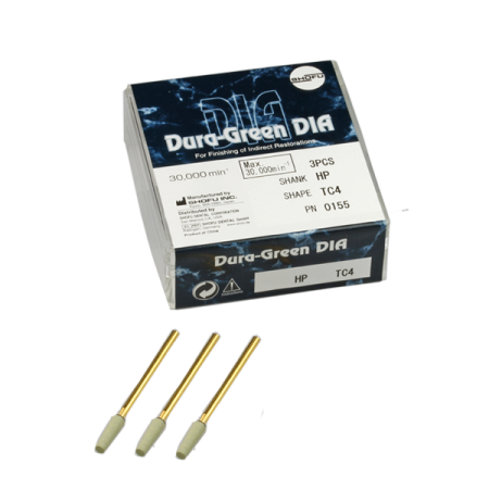 Frese DURA GREEN DIA per ceramica e zirconio - conf. 3 pz
