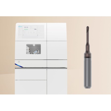 Roto RFID Brown per Titanio/CoCr gambo 0.6 per Ceramill Matron - Amann Girrbach