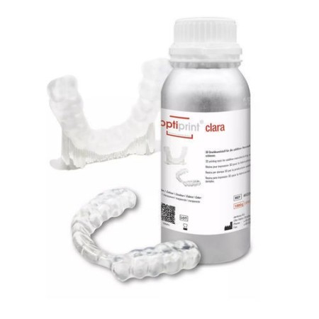 Optiprint Clara Resina per Stampa 3D 1kg per bite stabili e di alta precisione